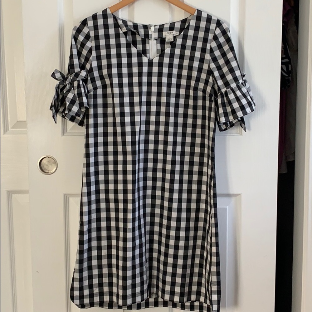 J.Crew gingham dress size 4
